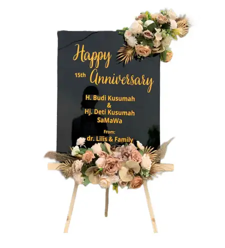 Papan Bunga Akrilik Gandon