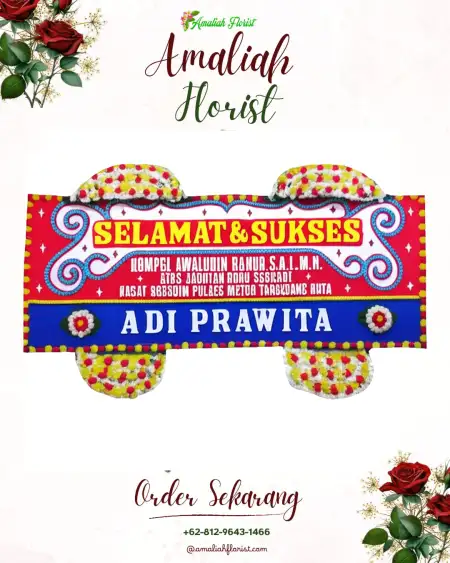Papan Bunga Ucapan Selamat Gandon